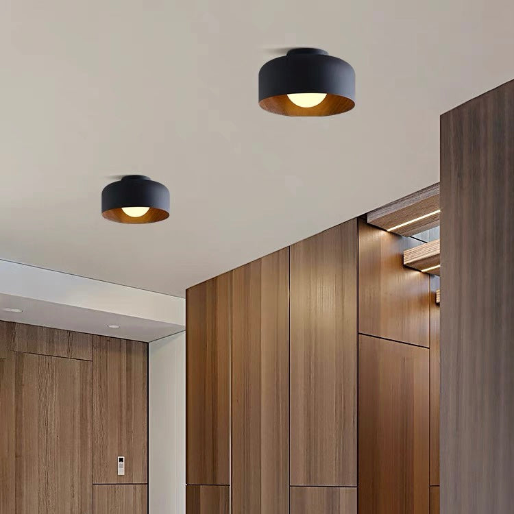 Sleek Metal Dome Light