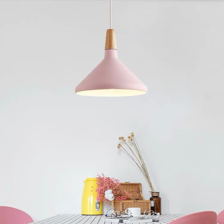 Macaron Wooden Pendant Light