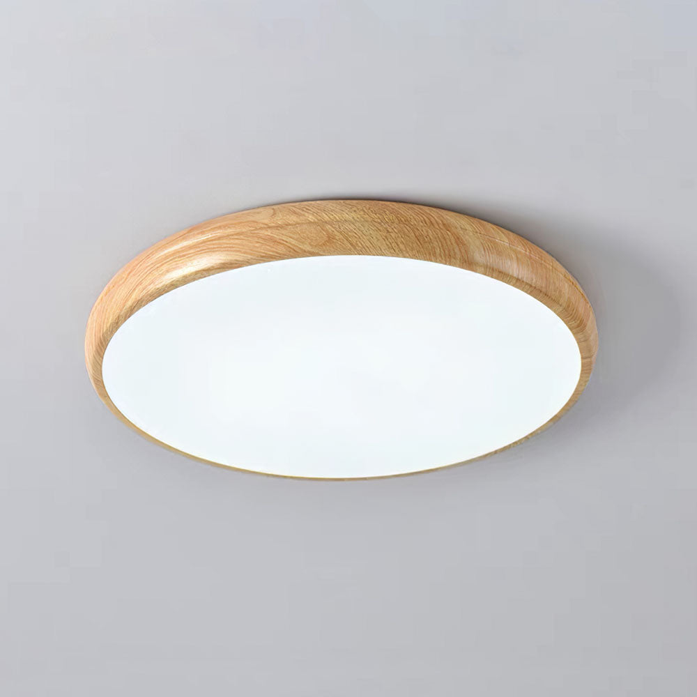 Nordic Wood Accent Ceiling Light