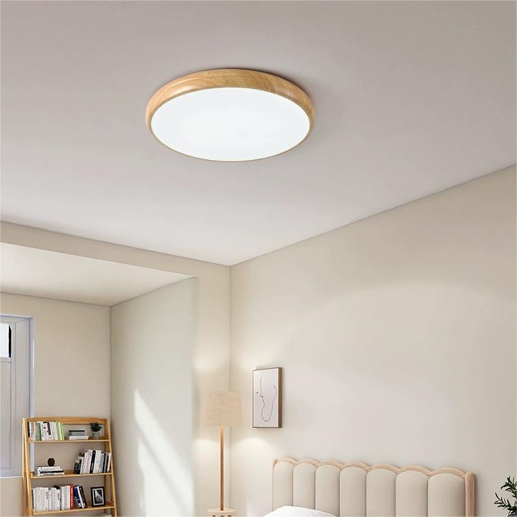 Nordic Wood Accent Ceiling Light