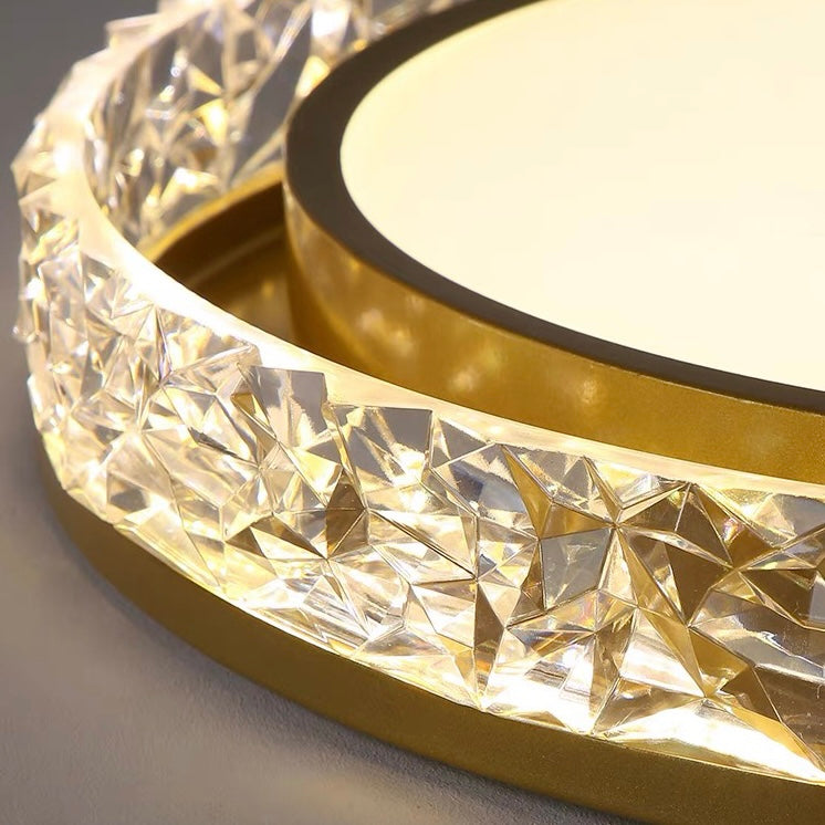 Flush-Mount Iron Ceiling Light