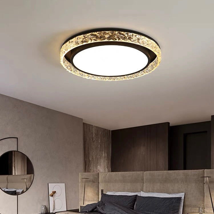 Flush-Mount Iron Ceiling Light