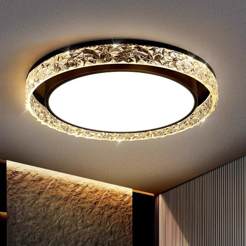 Flush-Mount Iron Ceiling Light