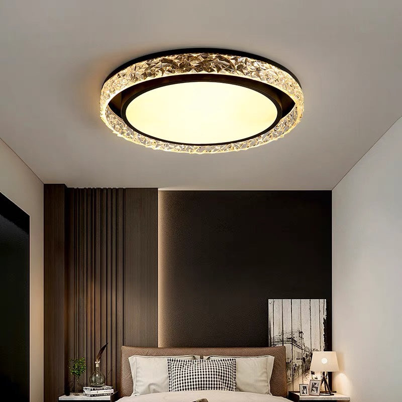 Flush-Mount Iron Ceiling Light