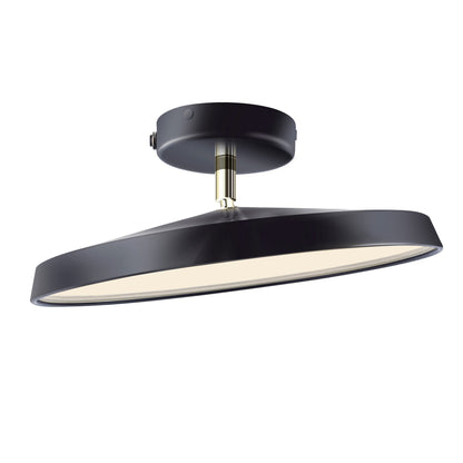 White Semi-Flush LED Light