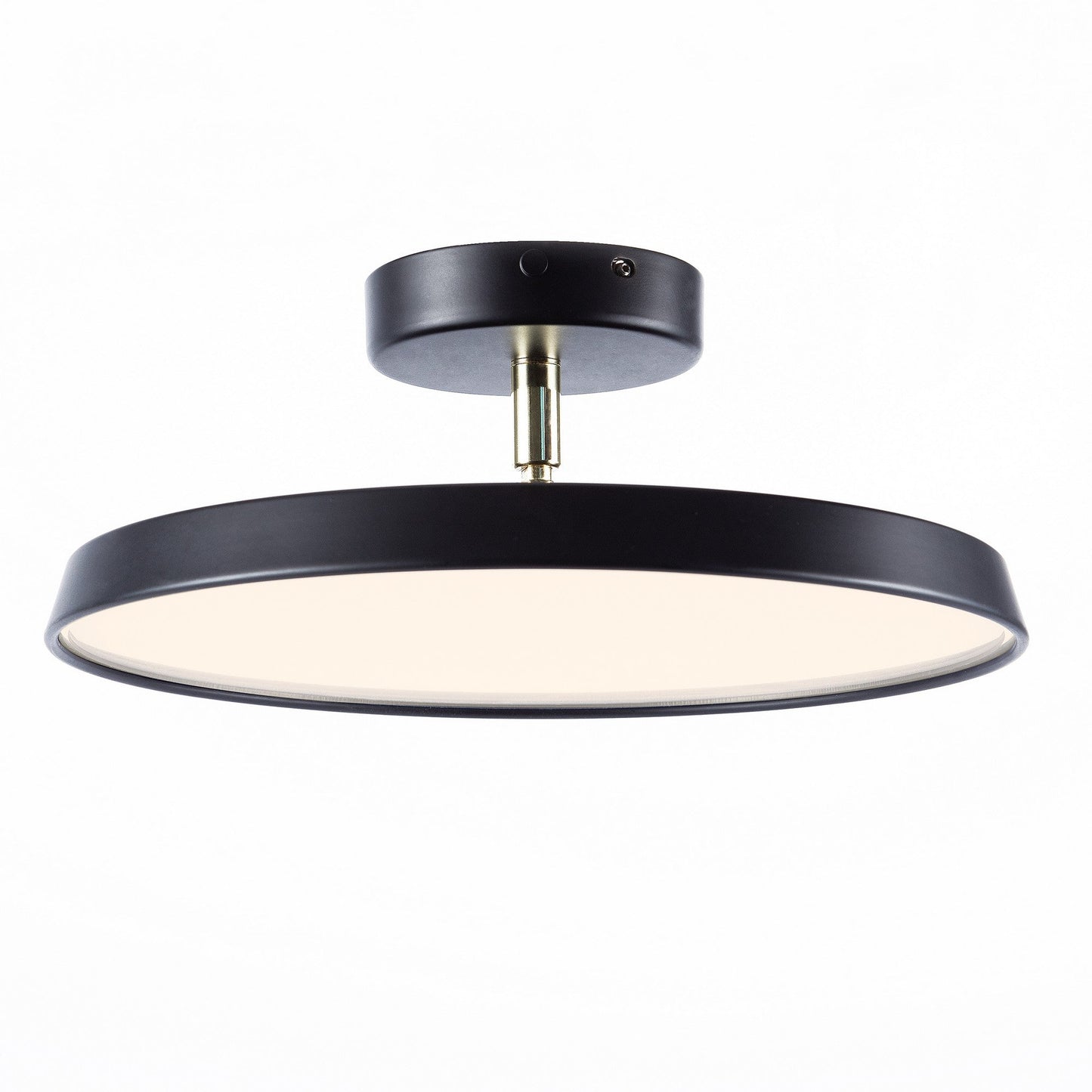 White Semi-Flush LED Light