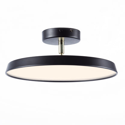White Semi-Flush LED Light