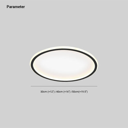 Contemporary Disc Ceiling Lamp
