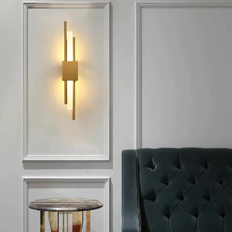 Wall-Mounted Linen Accent Lamp