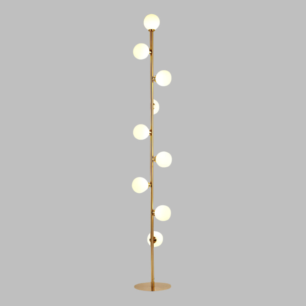 Decorative Glass Orb Floor Lamp