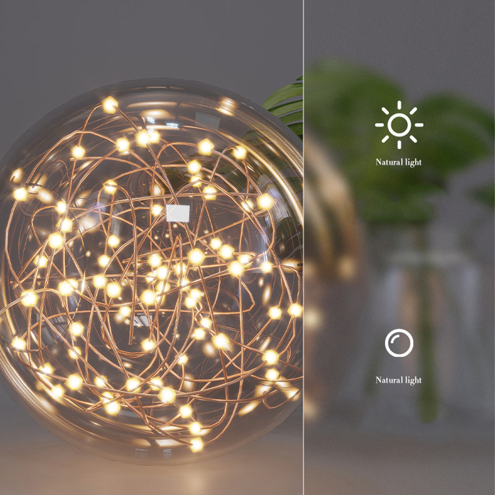 Golden Starry Glass Ceiling Light