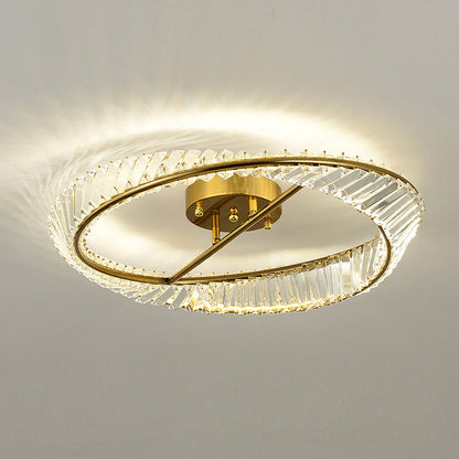 Crystal Glow LED Ceiling Light