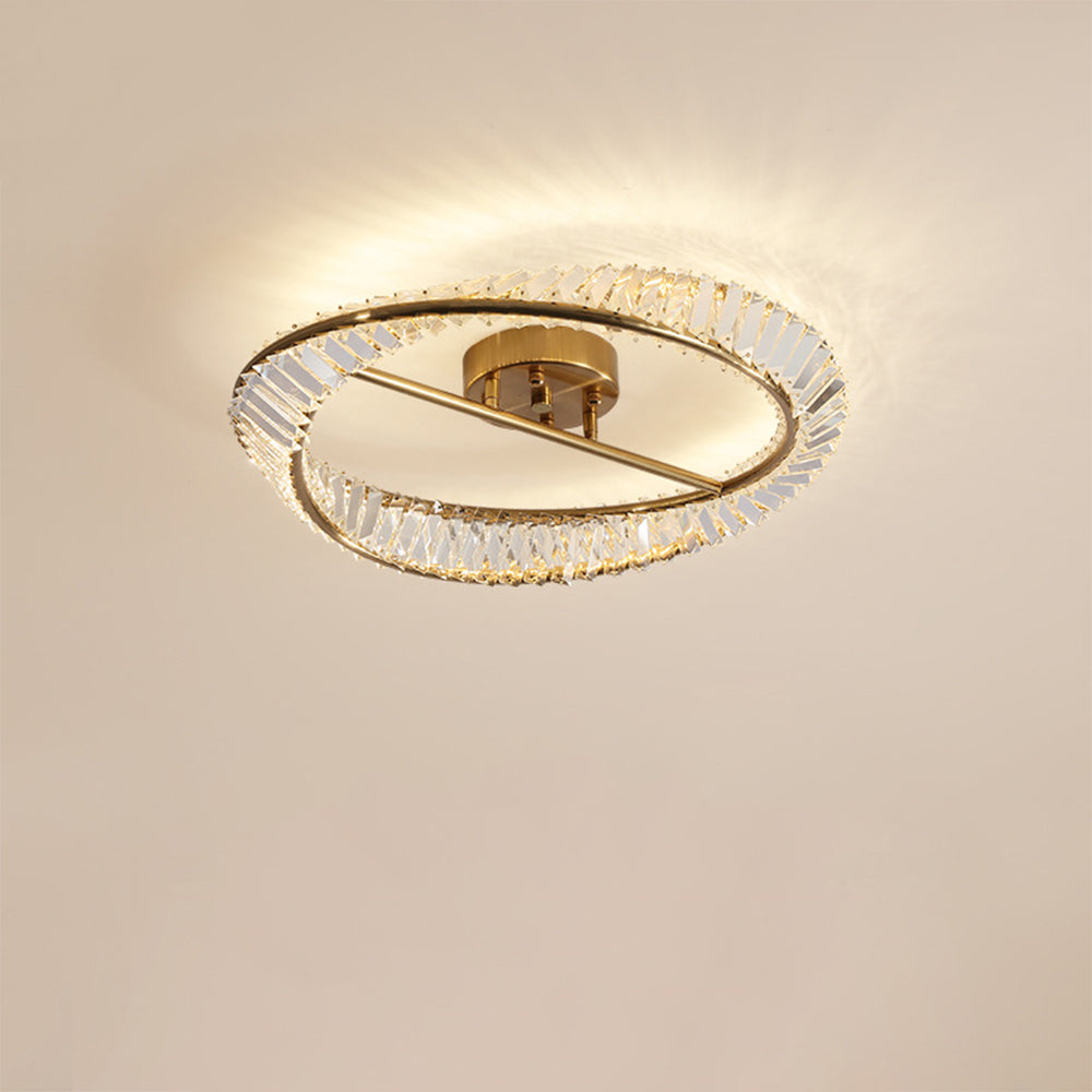 Crystal Glow LED Ceiling Light