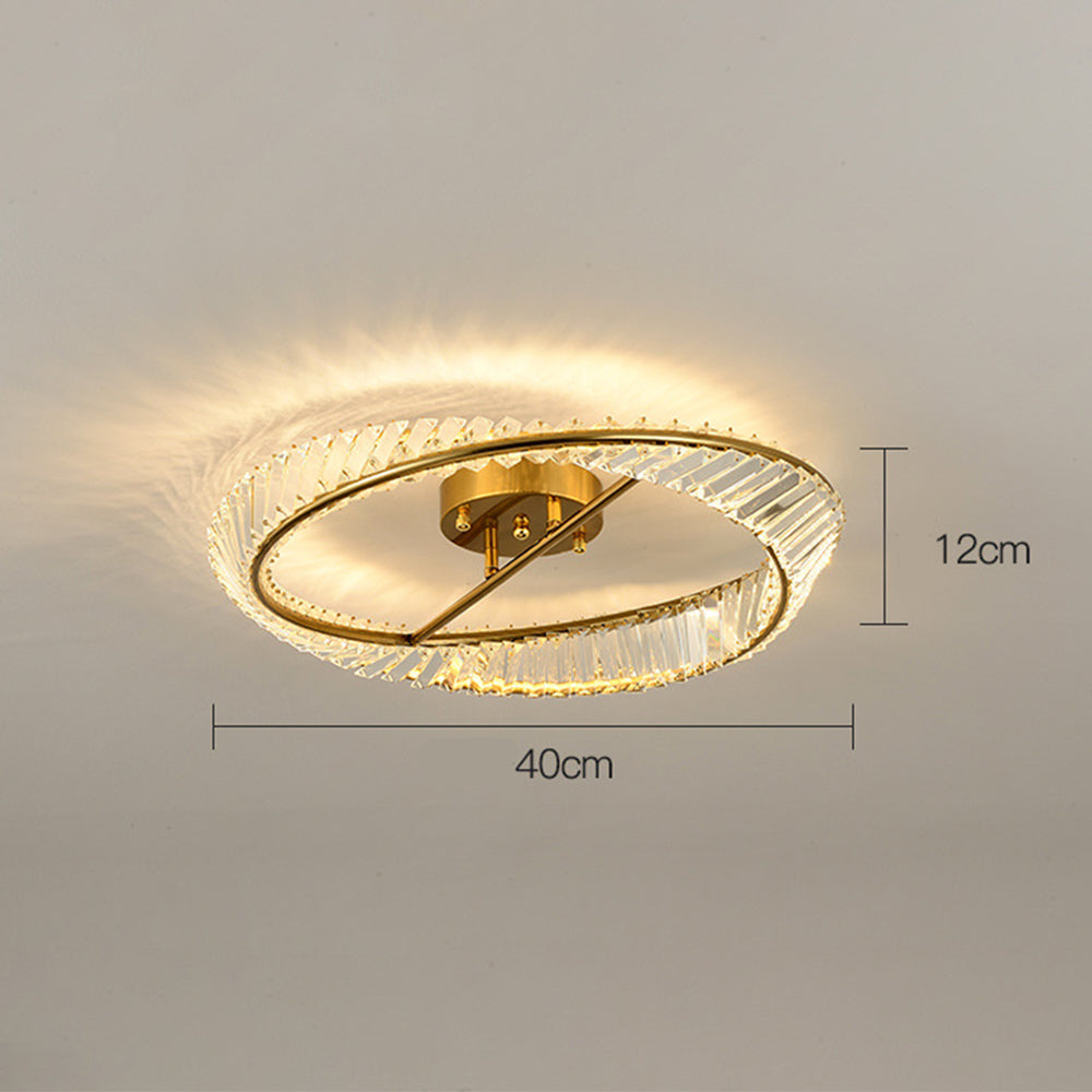 Crystal Glow LED Ceiling Light