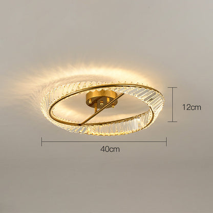 Crystal Glow LED Ceiling Light