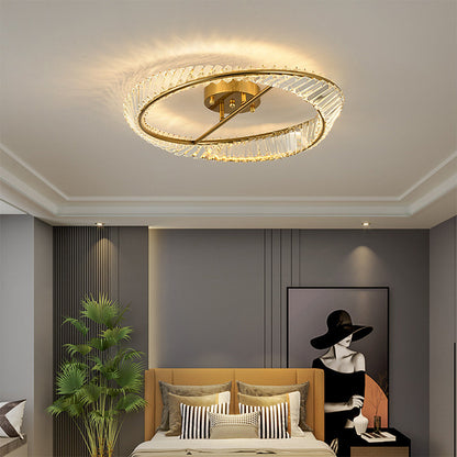 Crystal Glow LED Ceiling Light