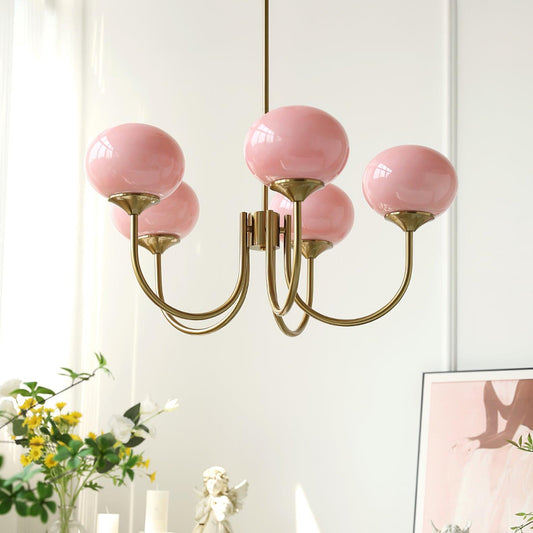 Modern Marshmallow Chandelier