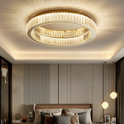 Elegant Crystal Halo Light
