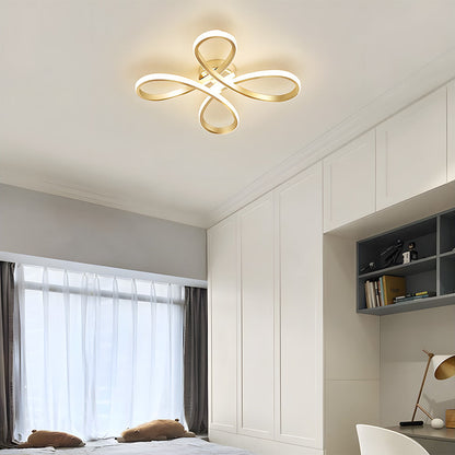 Sculptural Iron Bedroom Light