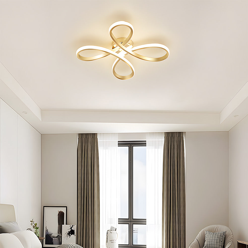 Sculptural Iron Bedroom Light