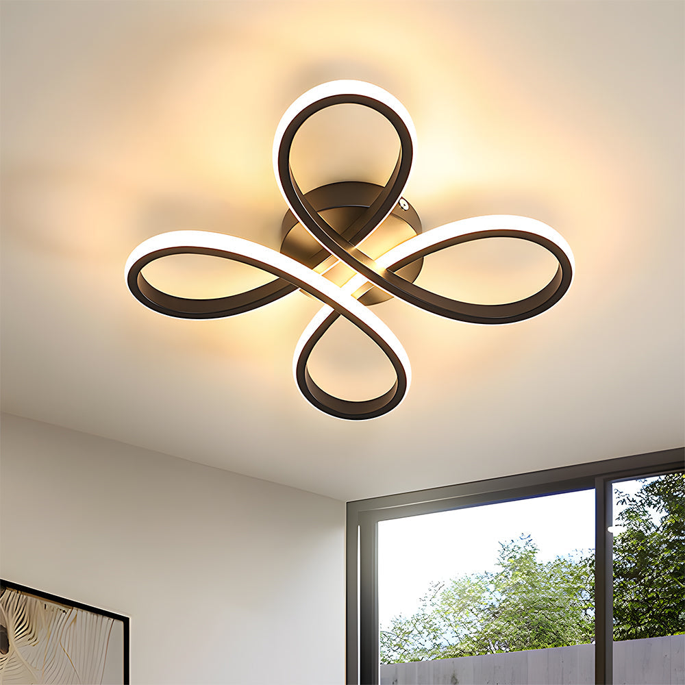 Sculptural Iron Bedroom Light