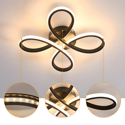 Sculptural Iron Bedroom Light