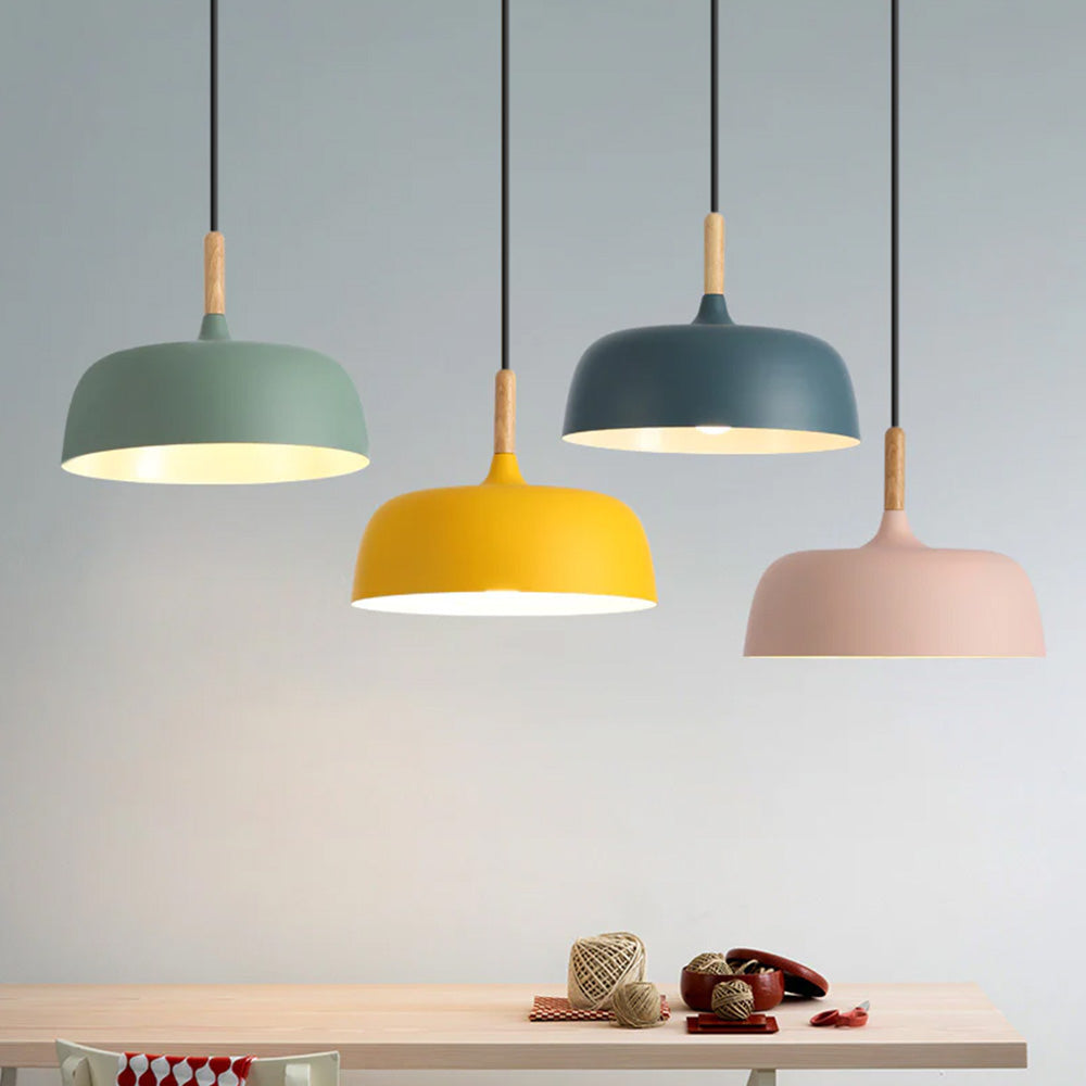 Vibrant Dome Pendant Light