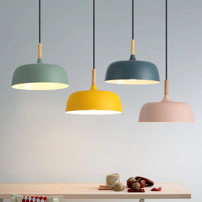 Vibrant Dome Pendant Light