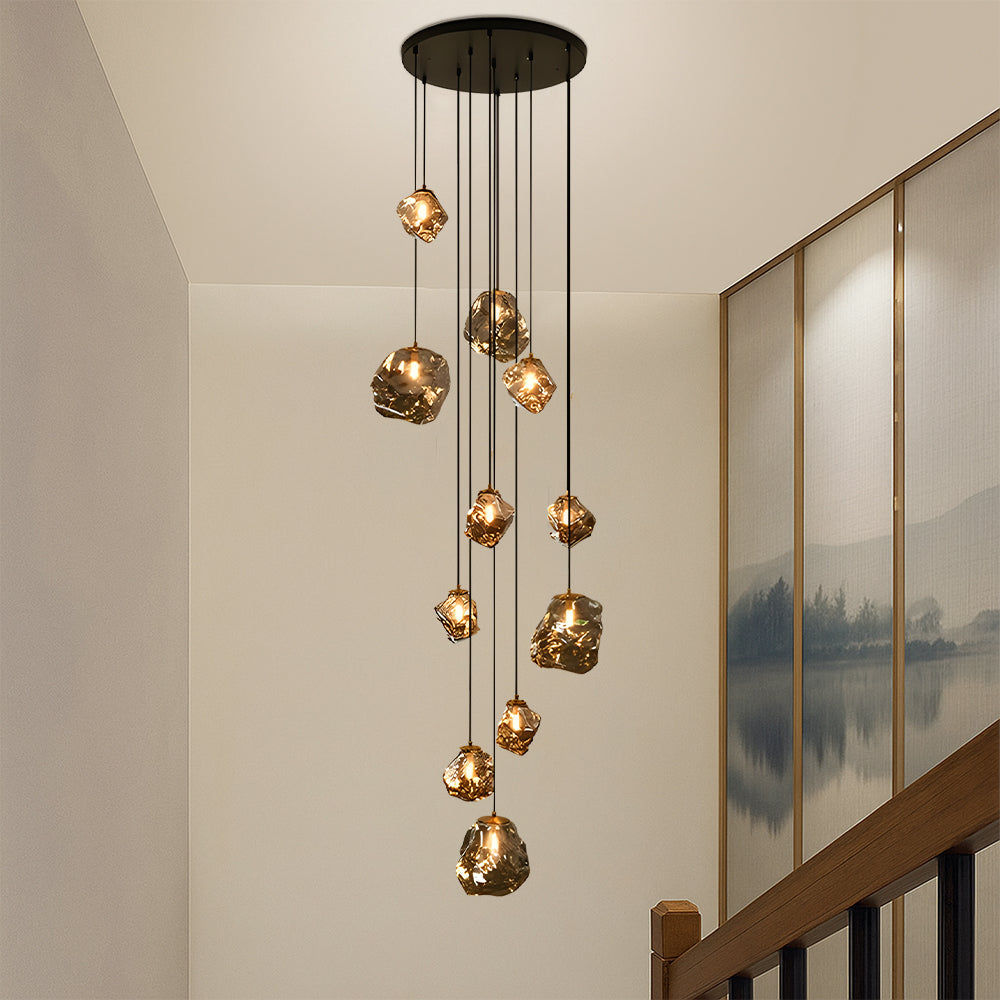Modern LED Staircase Chandelier