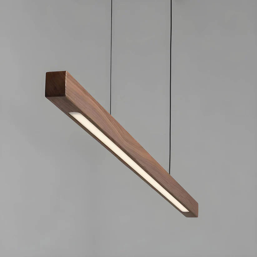 Modern Scandinavian wooden pendant light