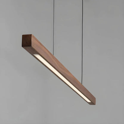 Modern Scandinavian wooden pendant light