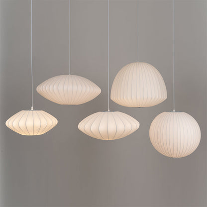 White Lantern Pendant Light