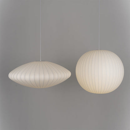 White Lantern Pendant Light