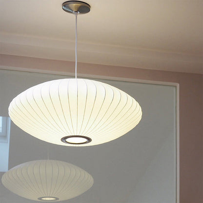 White Lantern Pendant Light