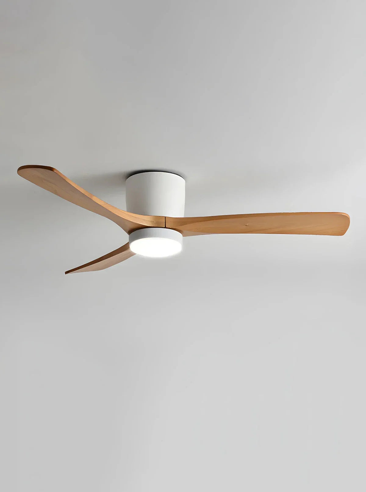 Modern Wooden Propeller Ceiling Fan Light