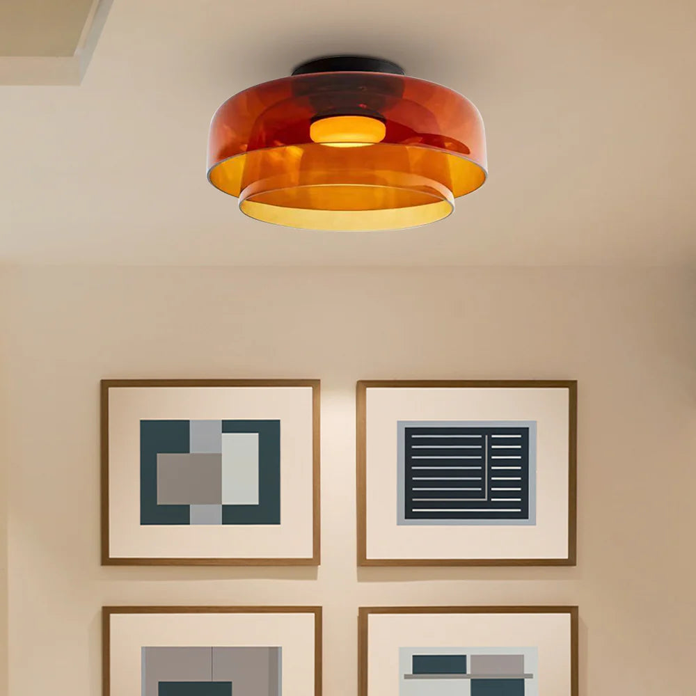 Vintage Glass Designer Ceiling Light