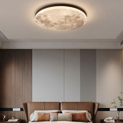 Moon-Inspired Art Deco Ceiling Light