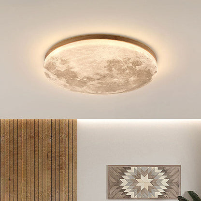 Moon-Inspired Art Deco Ceiling Light