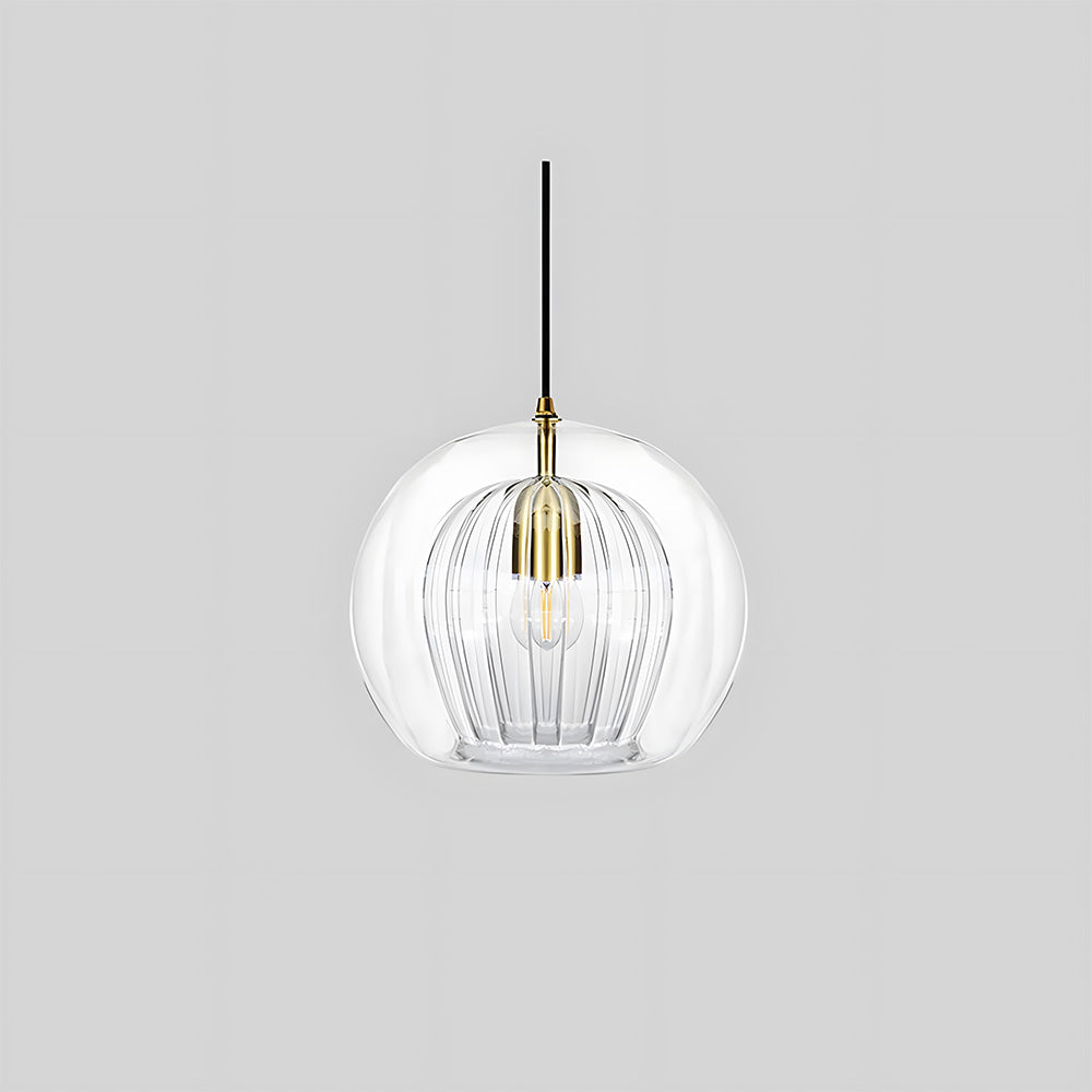 Spherical Glass Pendant Light
