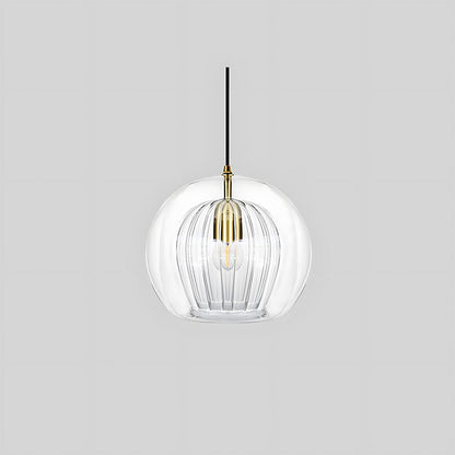 Spherical Glass Pendant Light