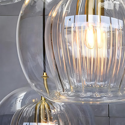 Spherical Glass Pendant Light