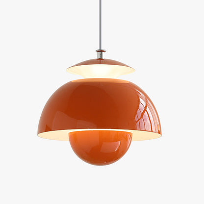 Sleek Metal Hanging Light