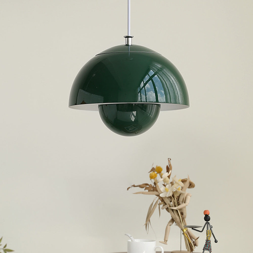 Sleek Metal Hanging Light