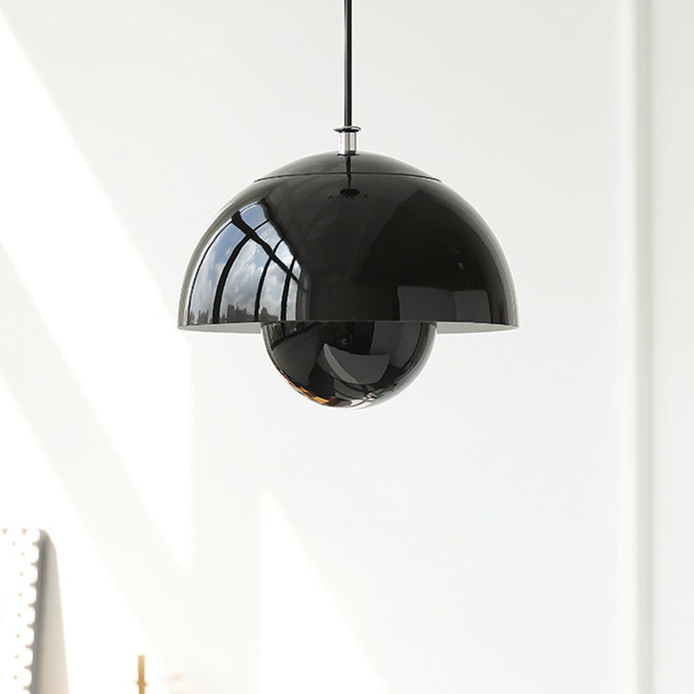 Sleek Metal Hanging Light