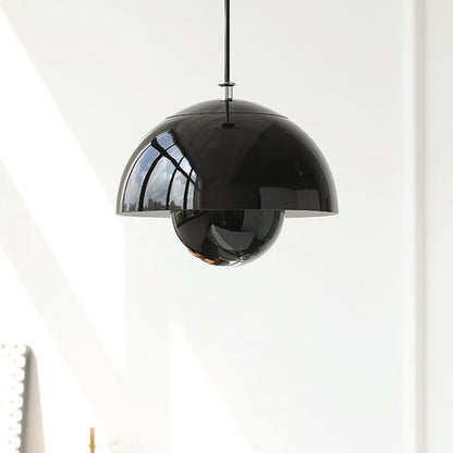 Sleek Metal Hanging Light