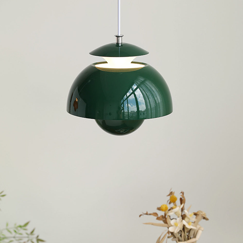 Sleek Metal Hanging Light