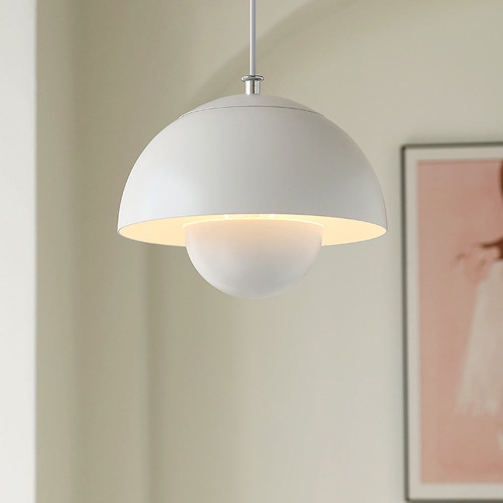Sleek Metal Hanging Light
