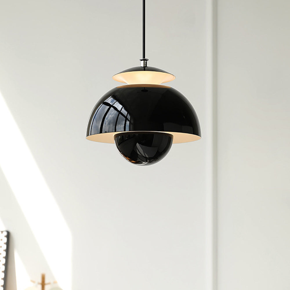 Sleek Metal Hanging Light