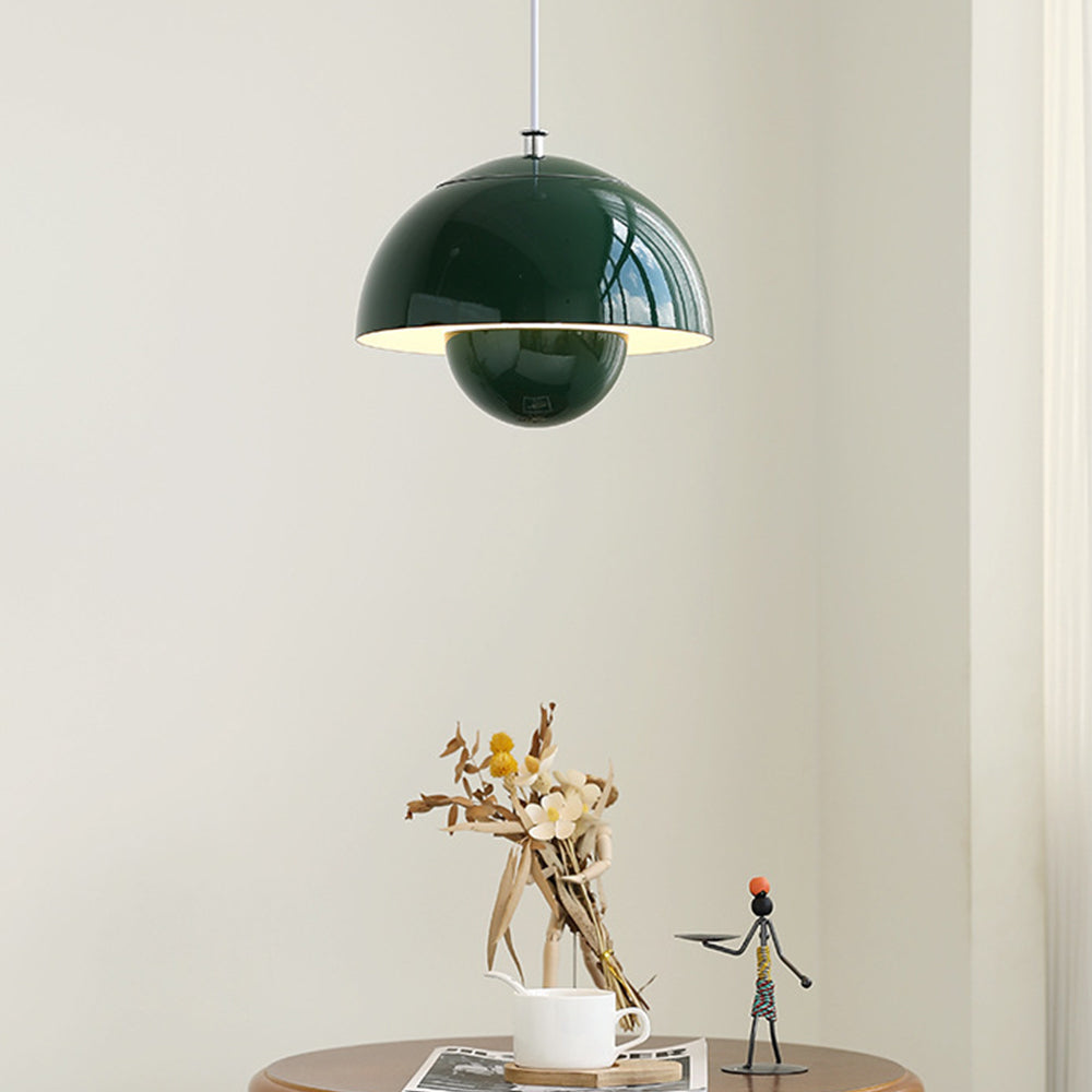 Sleek Metal Hanging Light