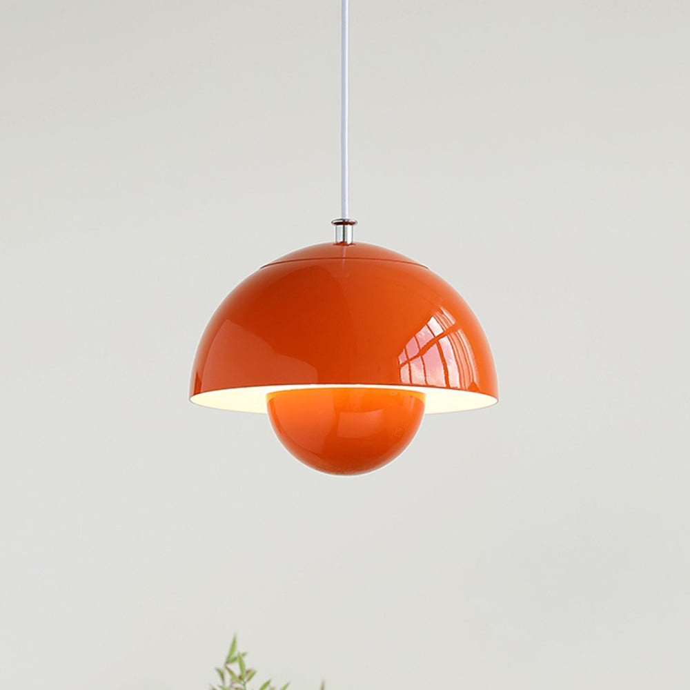 Sleek Metal Hanging Light